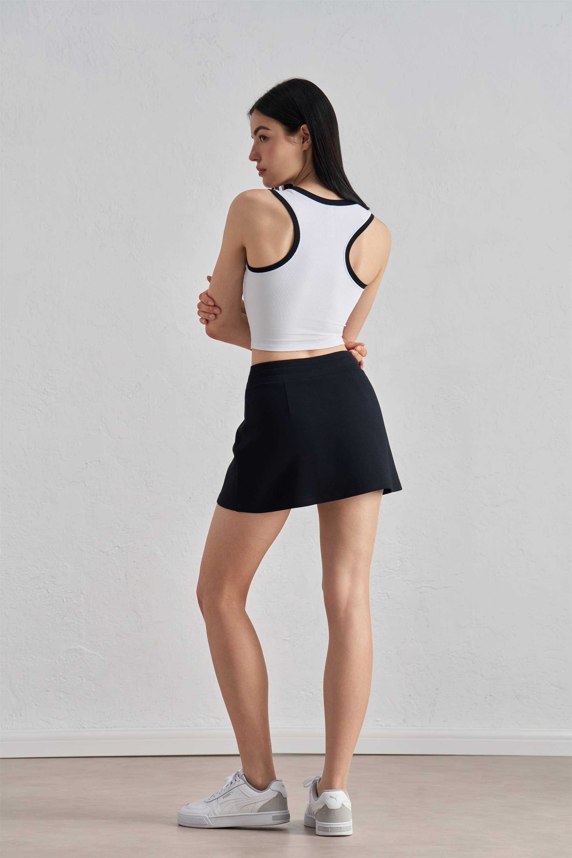 91thelabel - Vendita all'ingrosso Canotta - Donna - Canotta a coppa sagomata a costine Malibu41