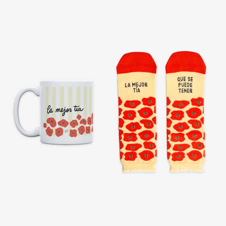 Mugg + Strumpor "Den bästa mostern man kan ha" Fam för wholesale av UO