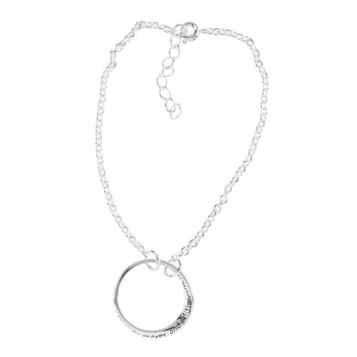 Bracelet Silver Scripture Phil 4:6 for wholesale by Dicksons