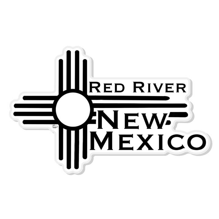 Red River NM Zia Magnet for wholesale by Bugsy's