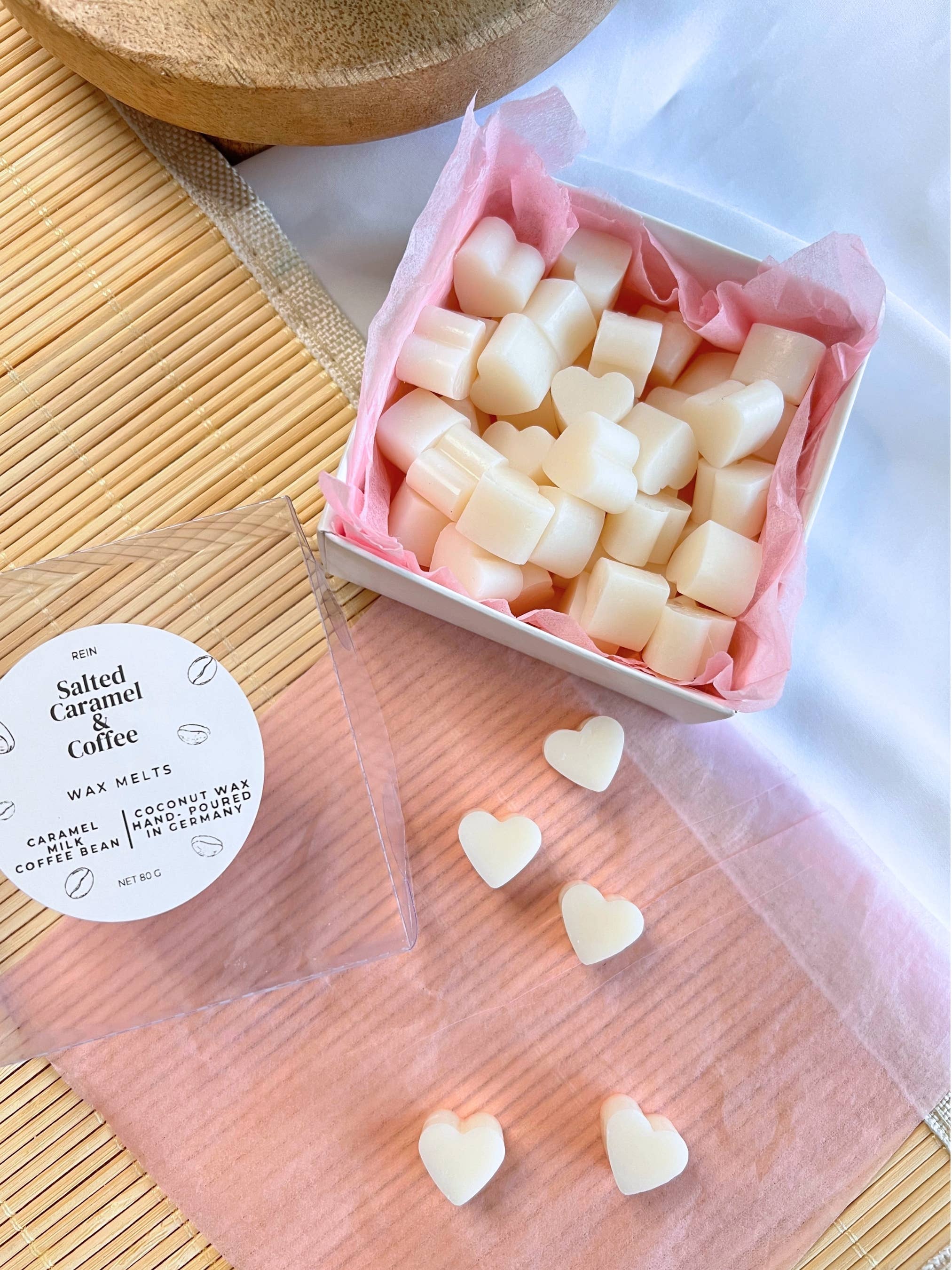 Studio Rein - Venta al por mayor Ceras perfumadas - Caja de mini corazones con brillo de cera de soja2