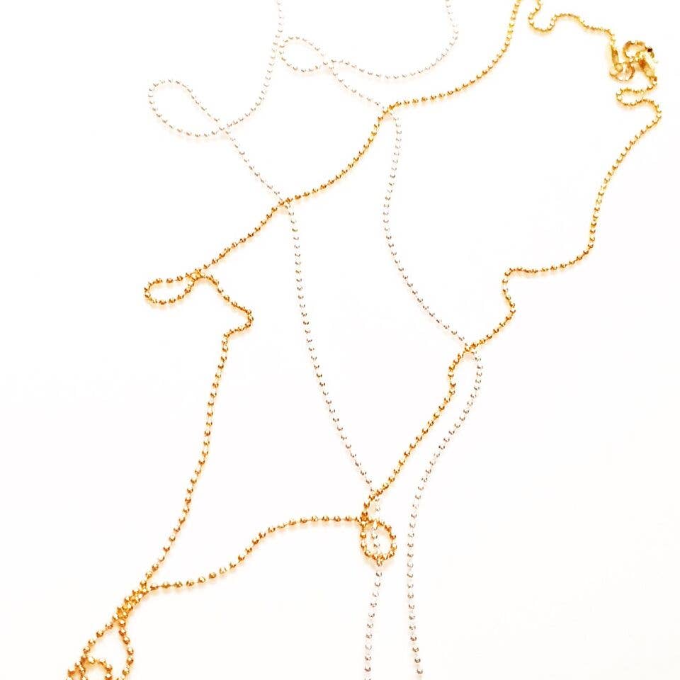 Agapantha Jewelry - Wholesale Link & Chain Necklace - Betty Baller Necklace0