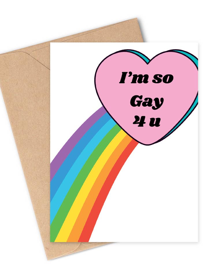 HOMO VOOR JOU Wenskaart voor wholesale door Two Brides Presents