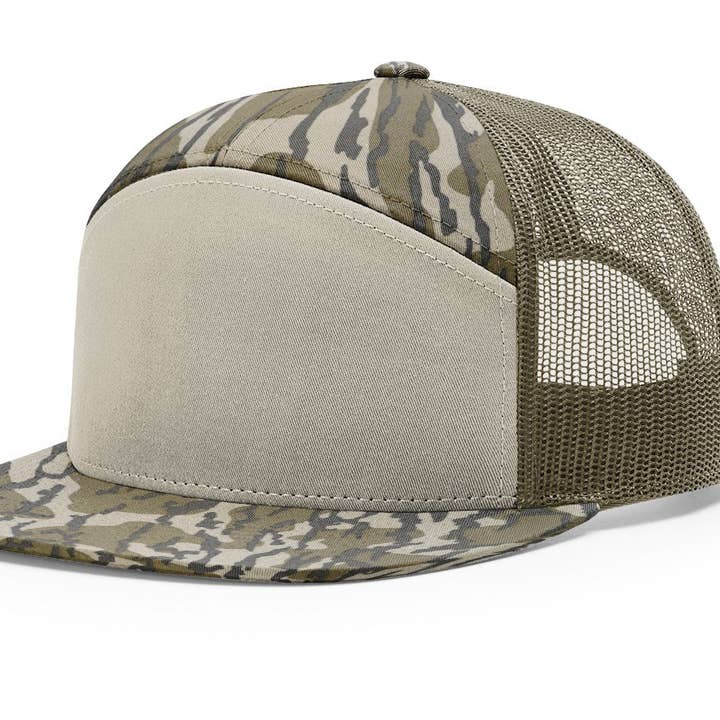 Richardson 168P Printed 7 Panel Trucker Hat for wholesale by The Park Wholesale