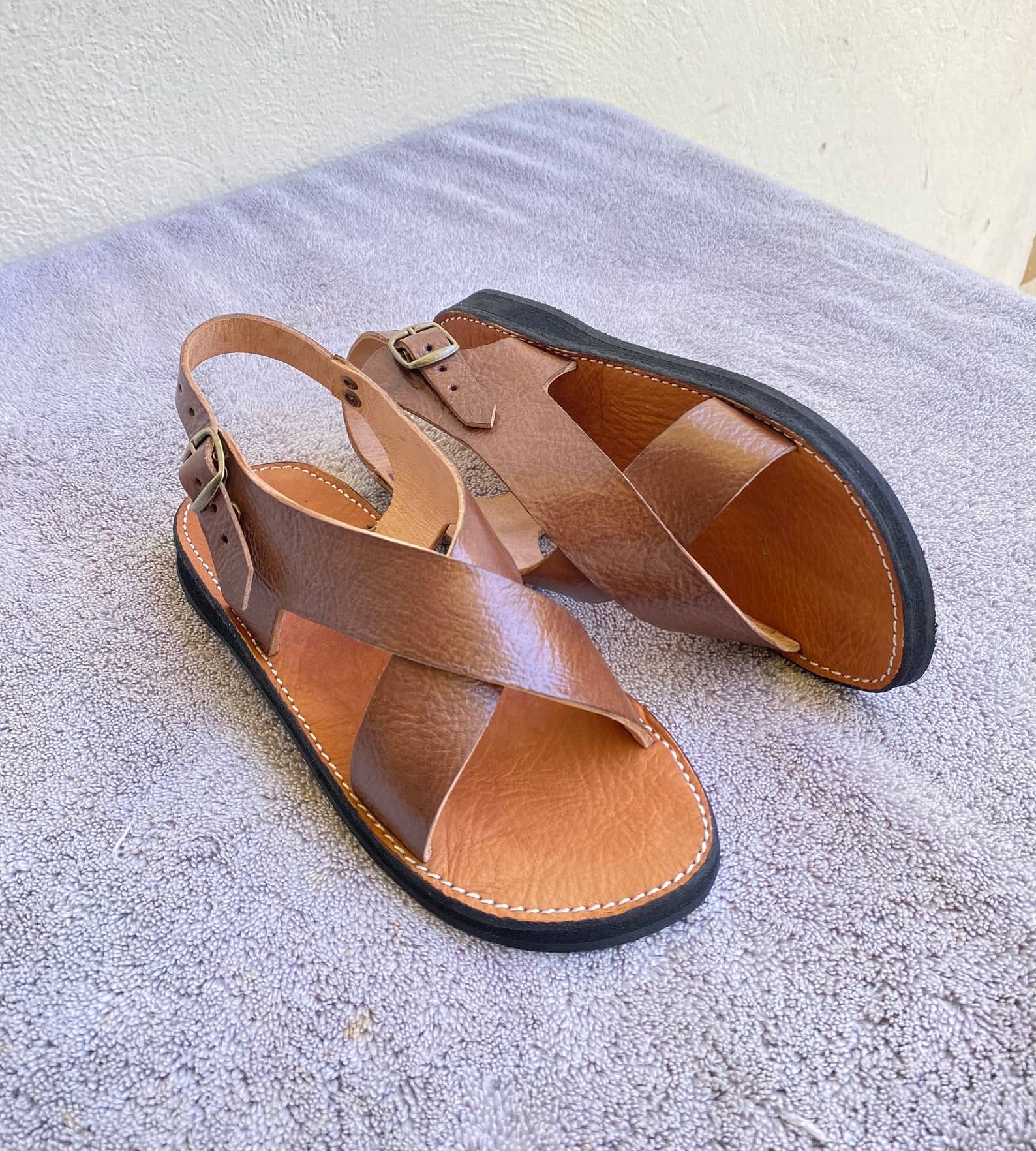 HandHappiness - Wholesale Sandals - Women's - Genuine leather sandal, Genuine leather thongs.5
