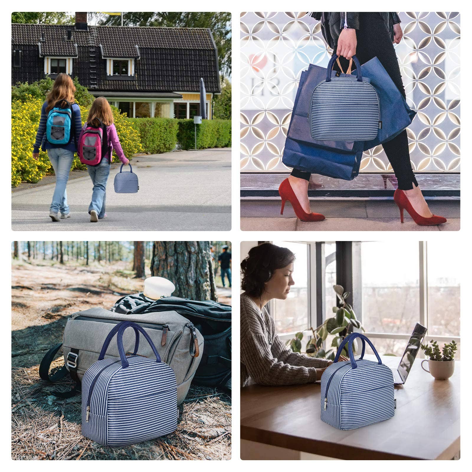 wandf – wholesale Lunch bag/box – Lunch Box Reusable Cooler Bag Water-resistant Lunch Tote Bag22