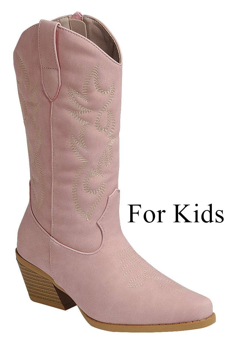 FASHION EMPORIO - Vente Bottes de cowboy – femme - Bottes de cowboy Cowgirl Chic pour enfants FL-CREEK-15K7