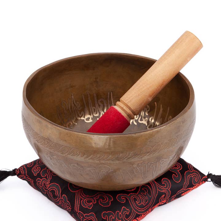 Bol chantant fait main, environ 16 cm de diamètre, avec décoration d'arbre pour la vente par Bodynova