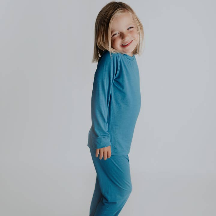 Three Little Tots - Wholesale Sleepwear Set - Kids - Blue Jammies Kids Pjs and Lougewear16
