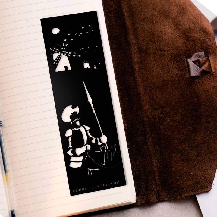 Perro Feo Workshop - Vente Marque-page - Marque-page découpé au laser Don Quichotte2