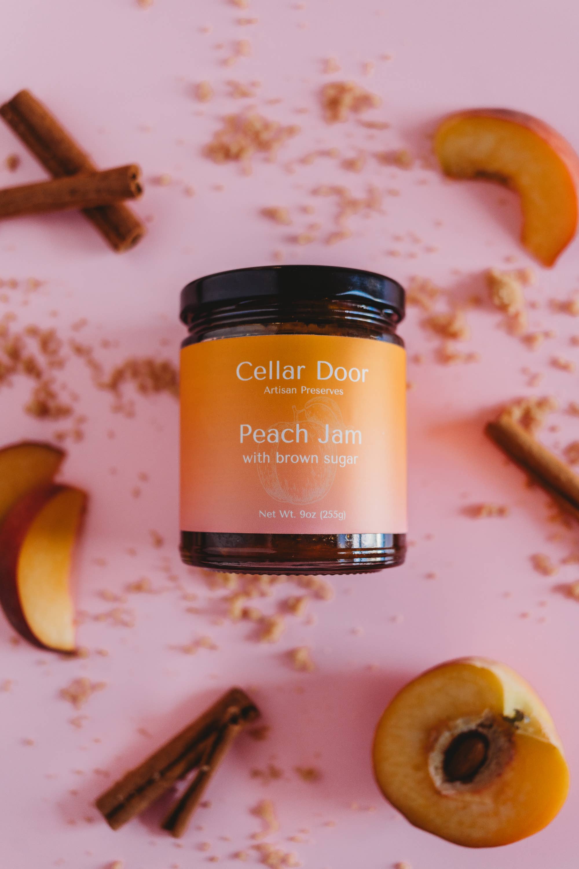 Cellar Door Preserves - Wholesale Jam/Jelly - Peach Jam with Brown Sugar