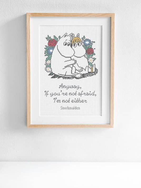 Kit à broder - Je n'ai pas peur pour la vente par The Folklore Company