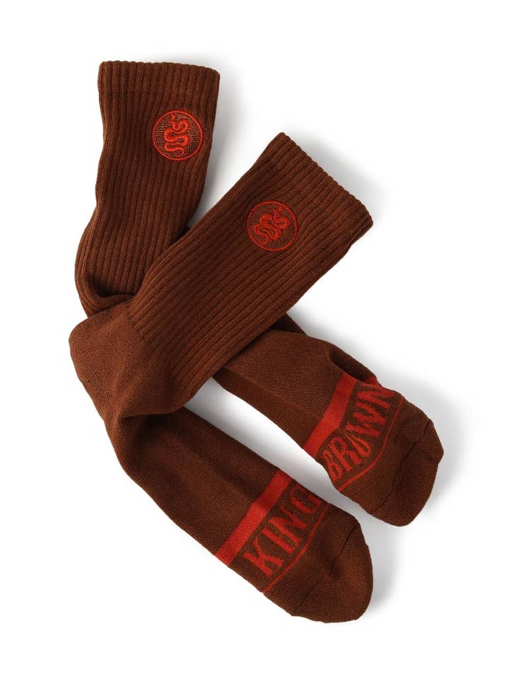 King Brown Pomade - Wholesale Socks – Men's - Vintage Brown Sports Socks