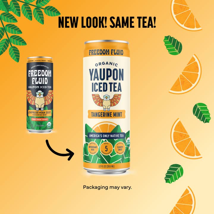 Freedom Fluid – Engroshandel Iste – Tangerine Mint, Økologisk Yaupon Iste5
