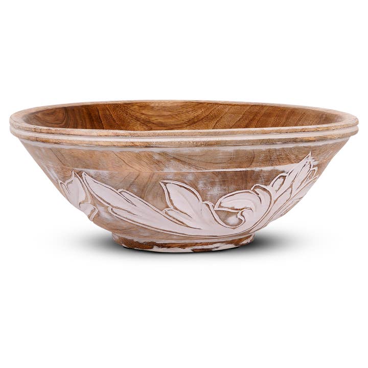 Mela Artisans - Wholesale Decorative Plate/Dish/Bowl - Carved Valley Bowls