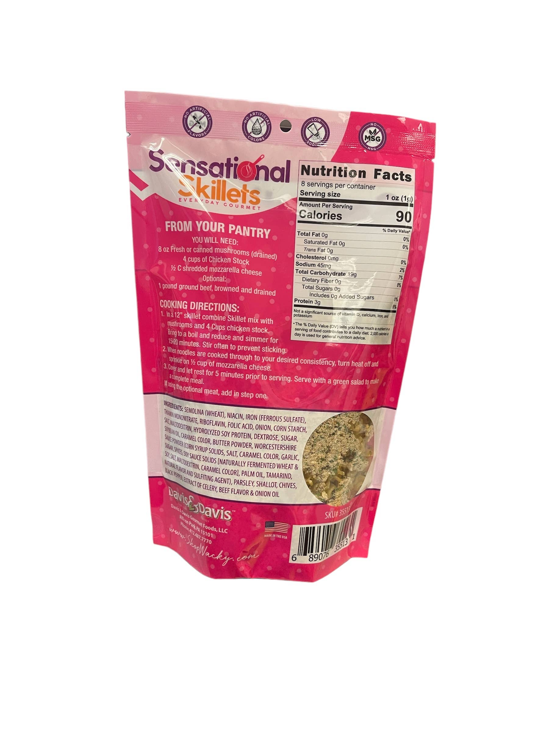 Davis & Davis Gourmet Foods - Wholesale Pasta - Weeknight French Onion Skillet meal Kit1