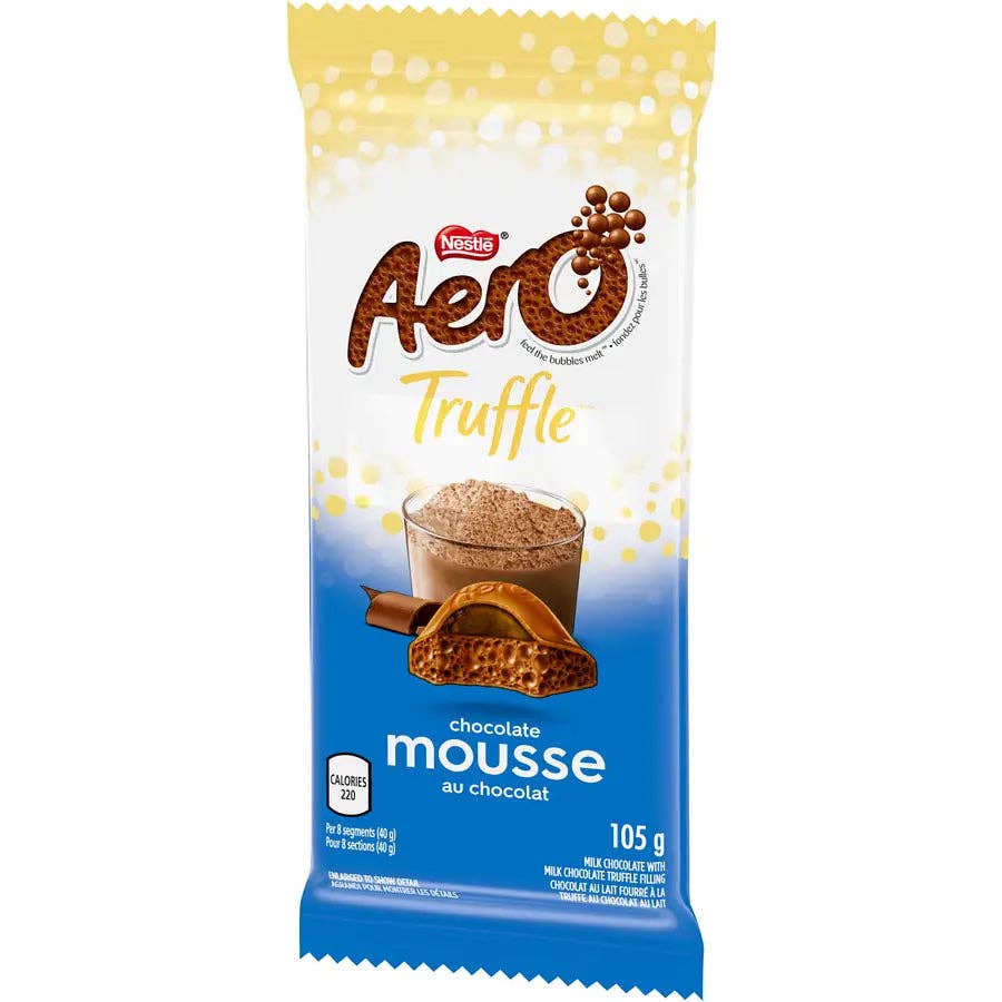 Echo Sales Canada - Wholesale Chocolate bar - Aero Truffle Milk Chocolate Mousse  - case 15x105.0 g1