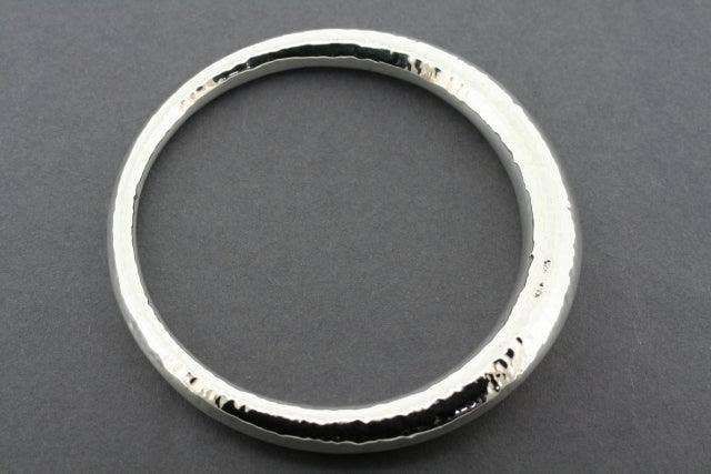 Makers & Providers - Wholesale Bangle bracelet - Tapering Tubular Bangle - Hammered Sterling Silver0