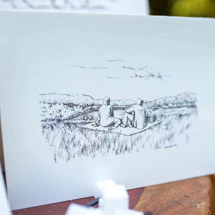 Sugarheads - Wholesale Everyday Greeting Card - Picnic Whimsical Pen and Ink Greeting Cards
