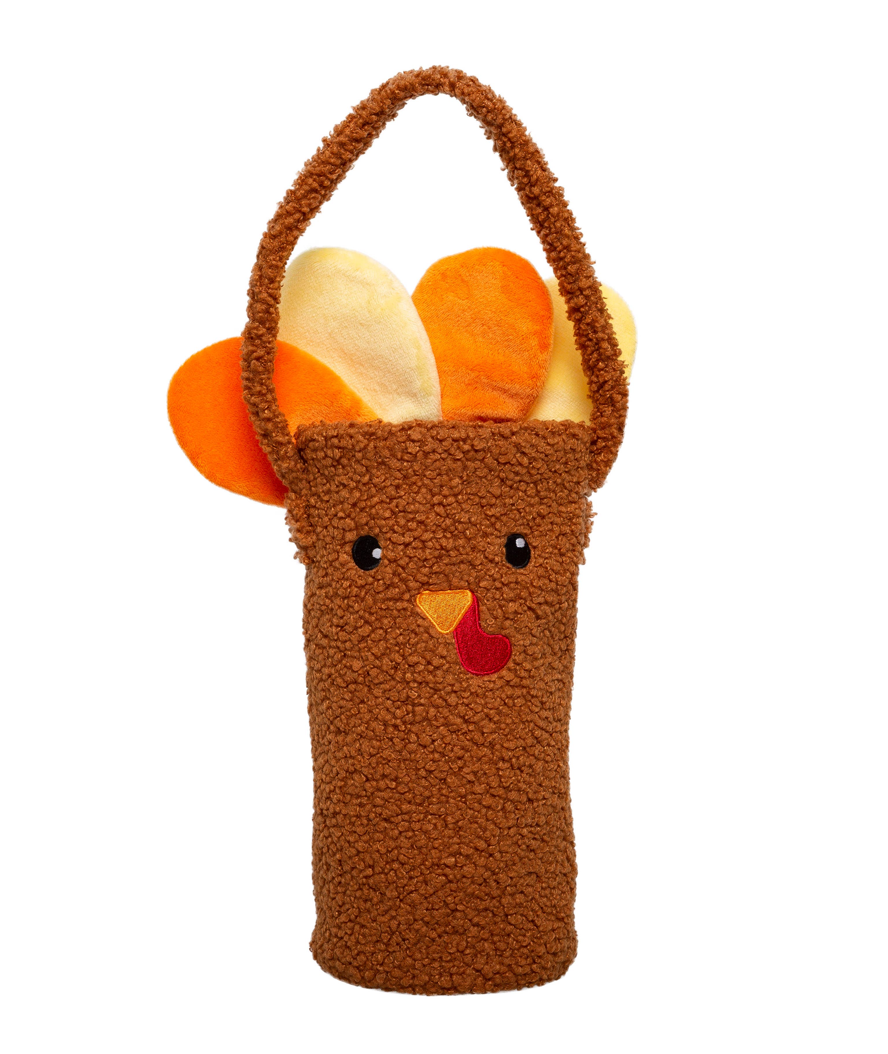 Pearhead - Wholesale Wine Gift Bag - Turkey Sherpa Wine Bottle Gift Bag, Hostess Gift1