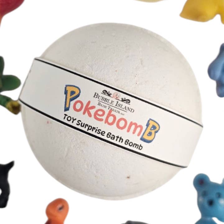 Bubble Island Bath Treats - Vente Bombe de bain/poudre effervescente pour le bain - Bombe de Bain Surprise Jouet - Pokebomb0