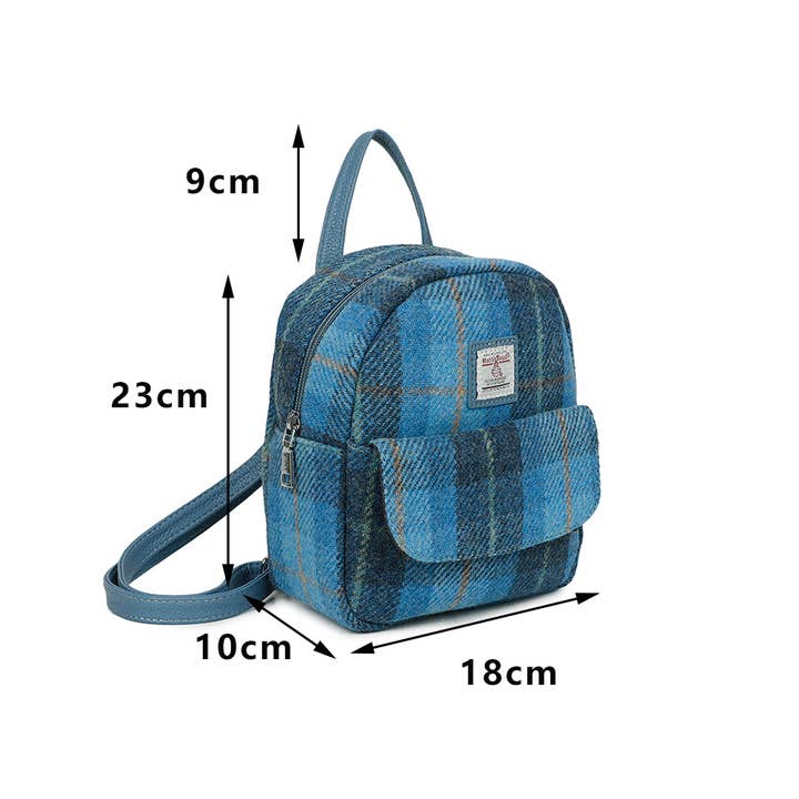 Strathurie - Wholesale Backpack - Women's - Ladies Mini Buchanan Backpack Harris Tweed 288-31