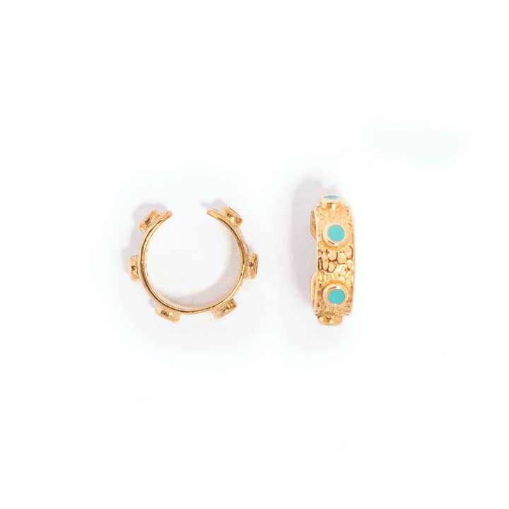 Allira Ohrmanschette Blau für den Großhandel von Hey Harper