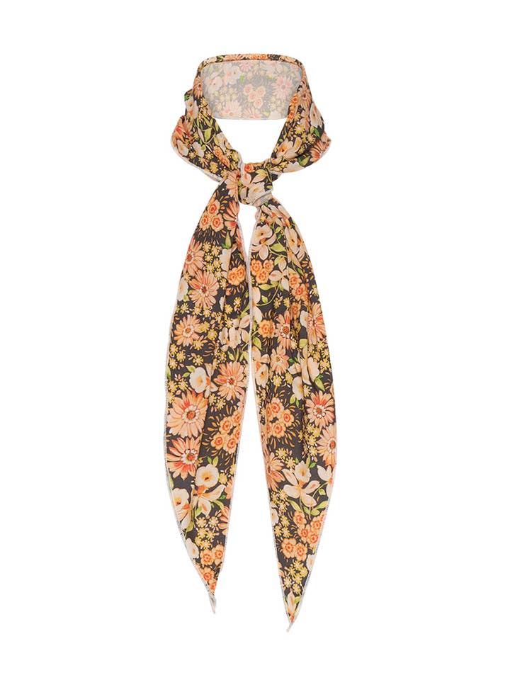 Tørklæde i haven blomster for engroshandel hos Bohemian Traders