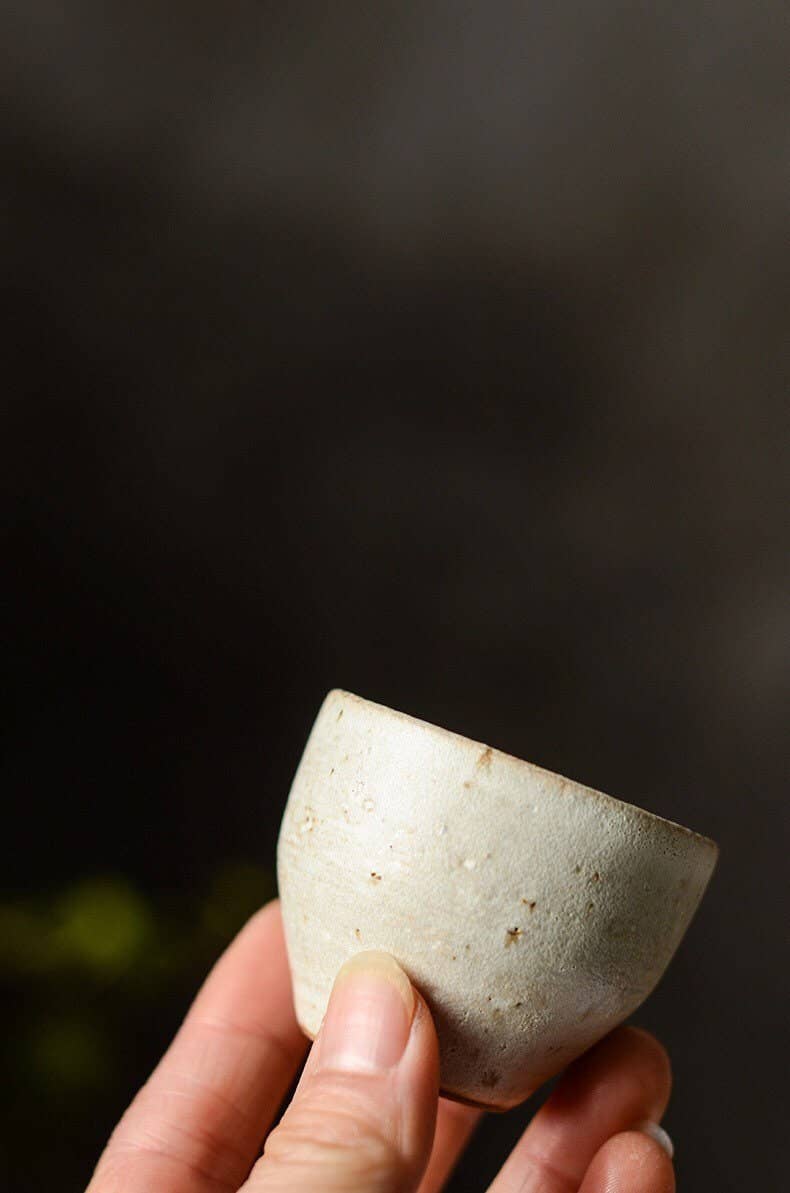 Gohobi （We cover U.S. import duties） - Wholesale Theekopje - Gohobi handgemaakte verpulverde witte theekop1