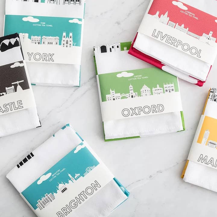 Snapdragon Designs – Toalha de chá por atacado – Toalha de chá Manchester3