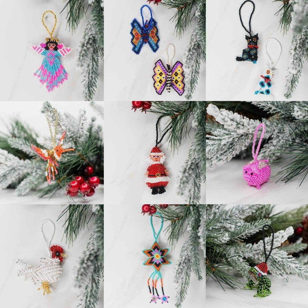 Lucia's Imports - Vendita all'ingrosso Decorazione - Ornamenti con Perline (Acquista 8, ottieni uno GRATIS)0