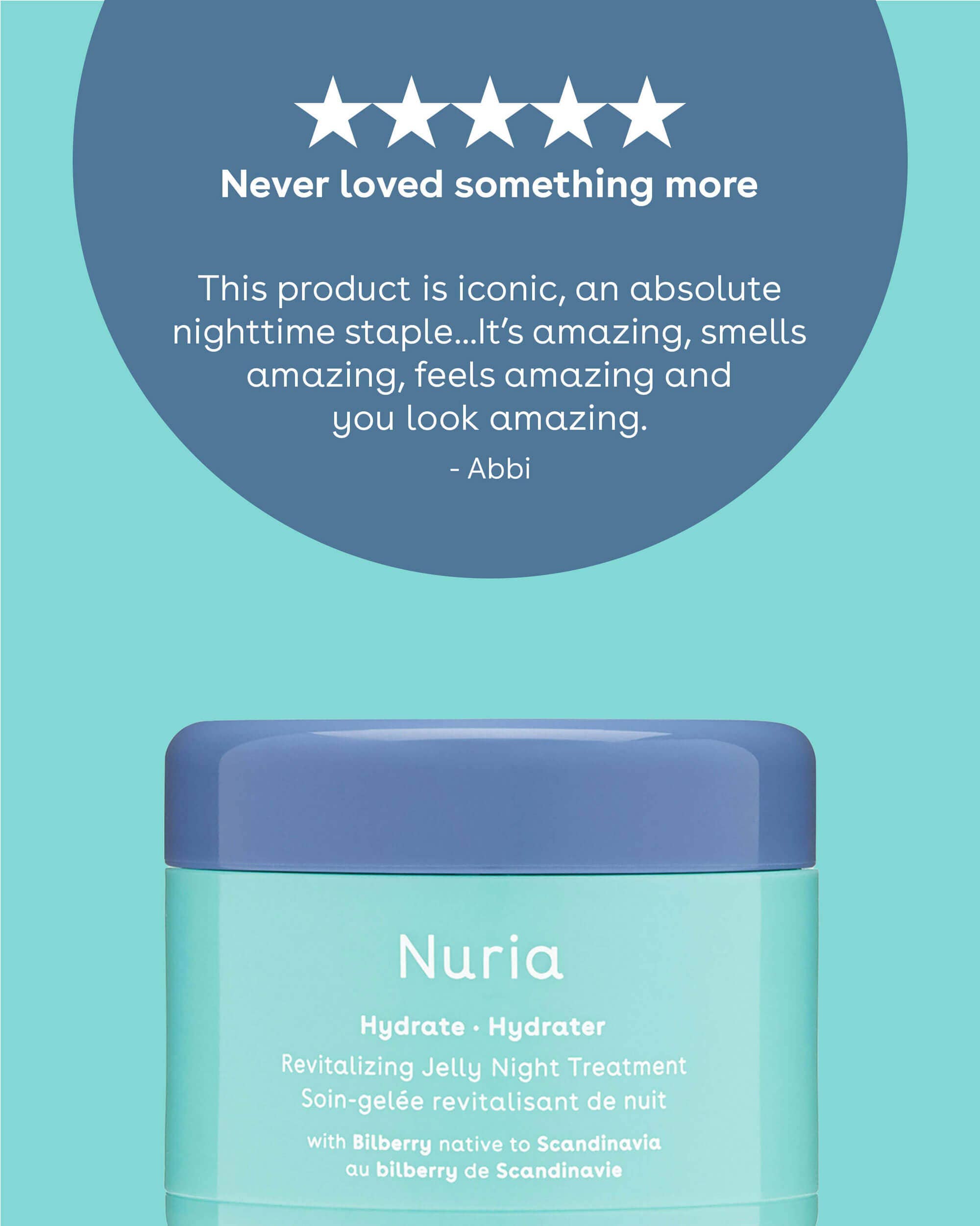 Nuria - Wholesale Night Cream - Hydrate Revitalizing Jelly Night Treatment9