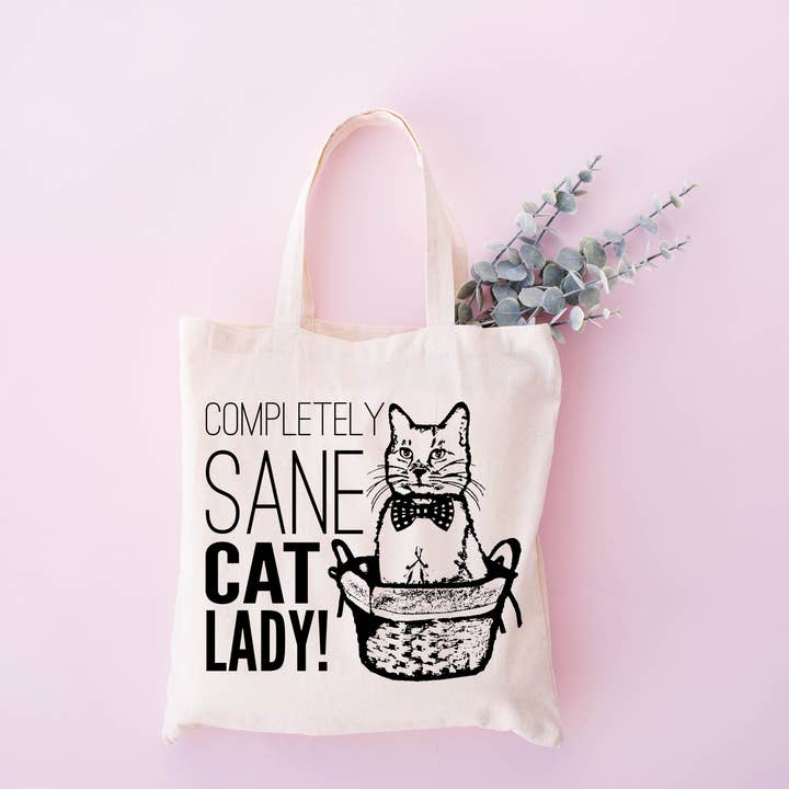 Komplett sane Cat Lady Tragetasche für den Großhandel von Spicy Kitten Designs