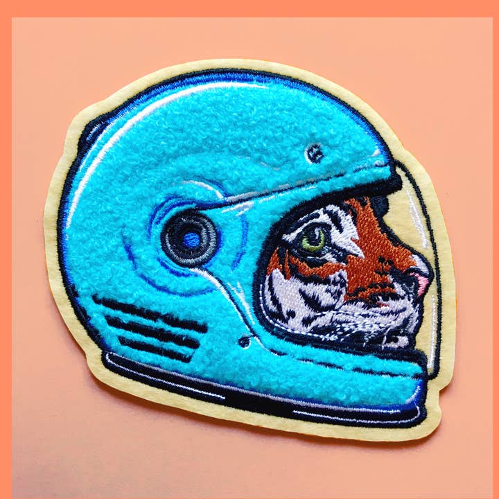 4" Chenille Patch - Color Tiger for wholesale by Kaitlin Ziesmer