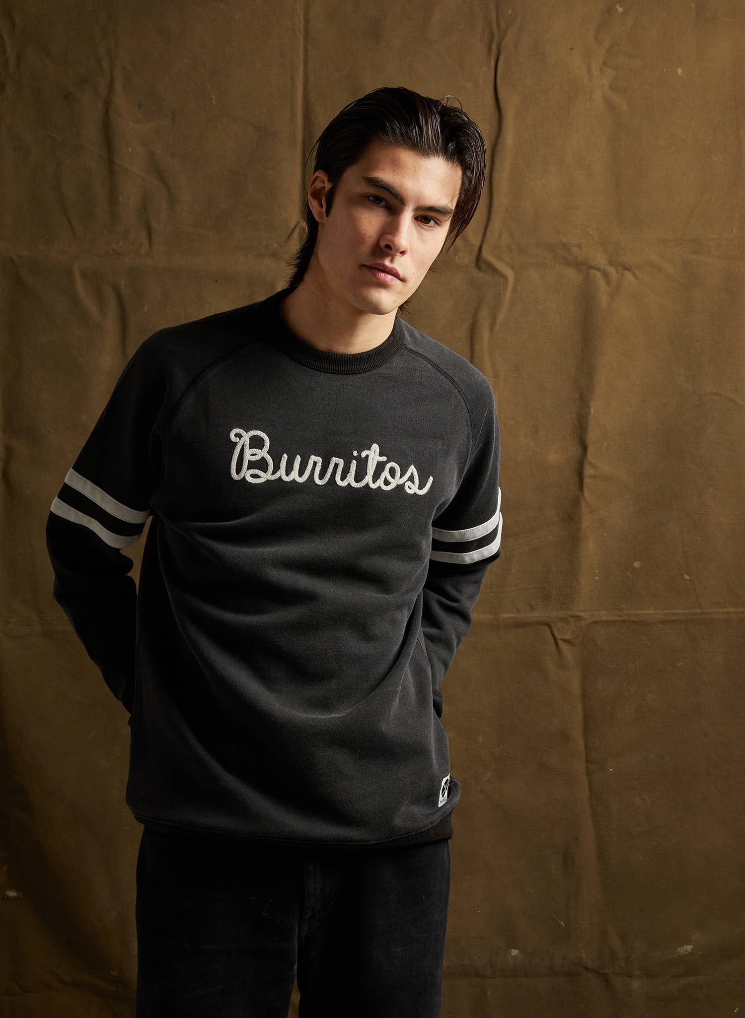 Pyknic - Venta al por mayor Sudadera estampada - Unisex - Burritos Chainstitch Cuello Redondo6