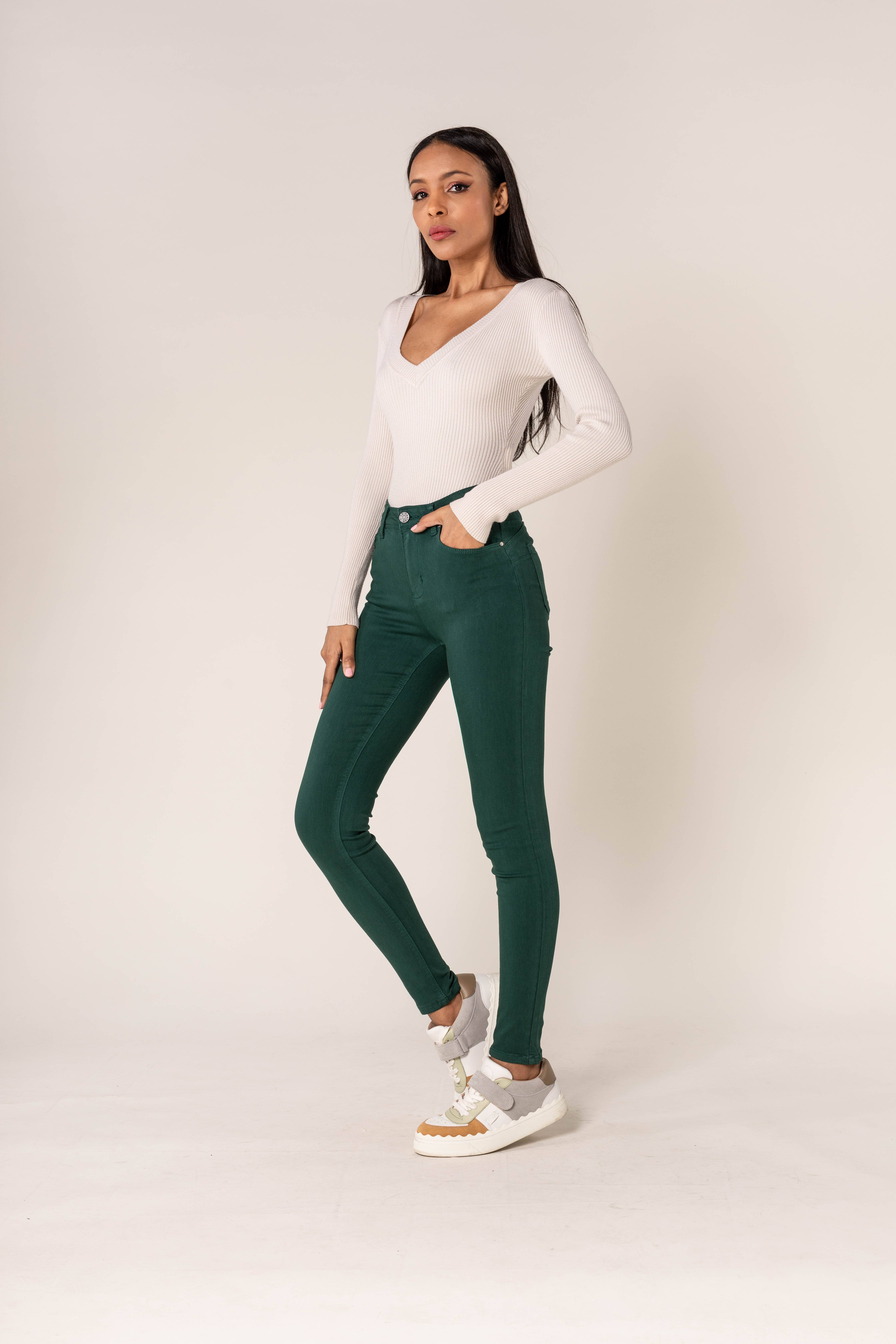 Nina Carter - Wholesale Jeans - Women's - Skinny Push Up Comfortable High Waist Super Stretch P10650