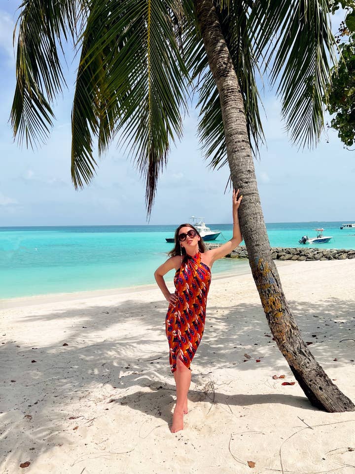 Let's Face It Silk Sarong for wholesale by KITTEN