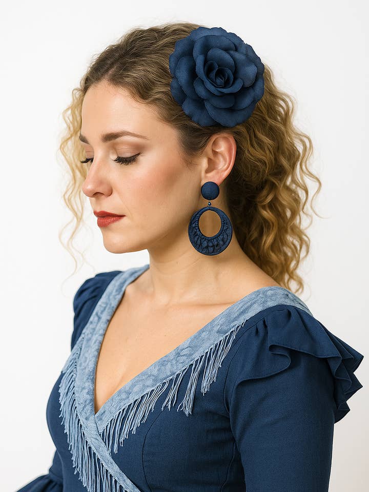 Flamenco Hair Flower from Seville for wholesale by Wild & Free