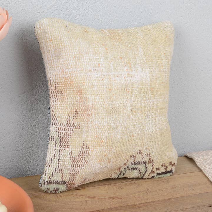 Vintage ethnische Kilim-Teppich Wurfkissen 12x12 für den Großhandel von Kilim Pillow Decors