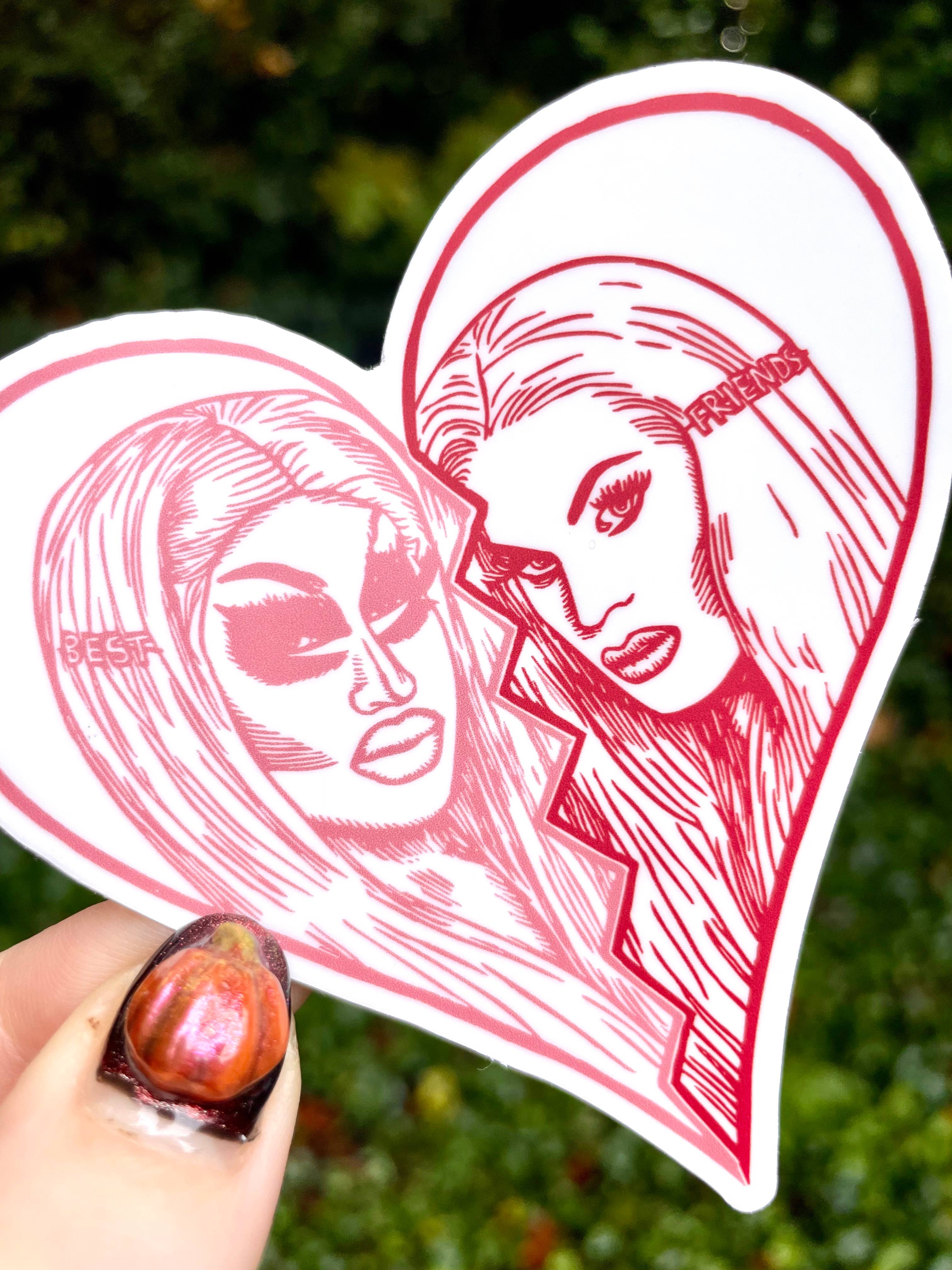 Augury Press - Wholesale Sticker - Trixie and Katya Sticker1