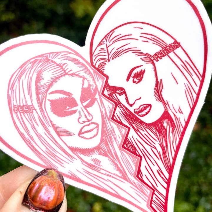 Augury Press - Wholesale Sticker - Trixie and Katya Sticker1