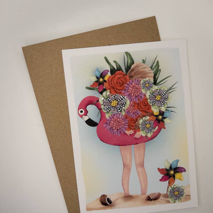 Postkort - Blomsterpige sommer for engroshandel hos Vive Le Véro