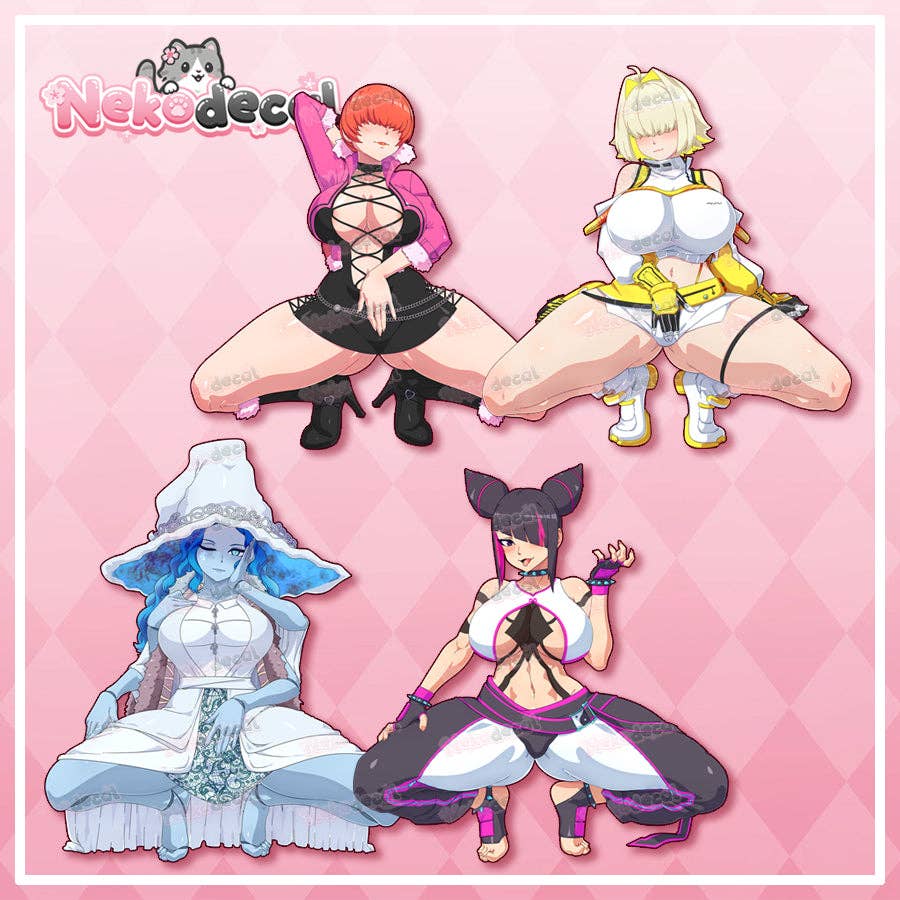 Nekodecal - Wholesale Sticker - Game Waifu Stickers12