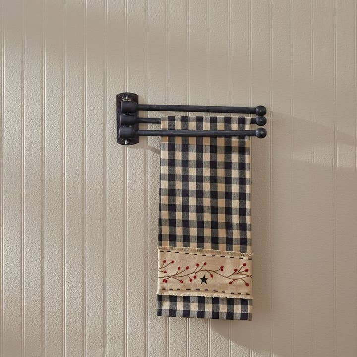 Park Designs - Wholesale Towel Holder/Hanger - 3 Prong Wood Towel Rack - Black0