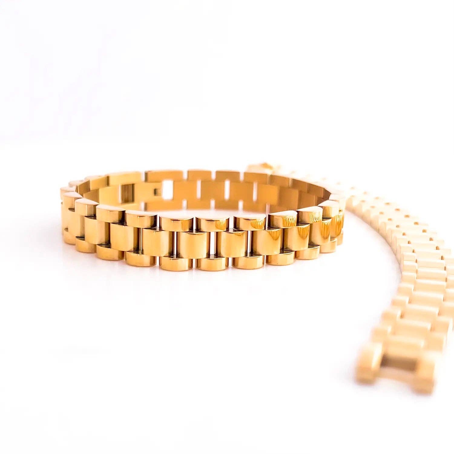 kaimi - Wholesale Link & Chain Bracelet - 'island time' timepiece bracelet5