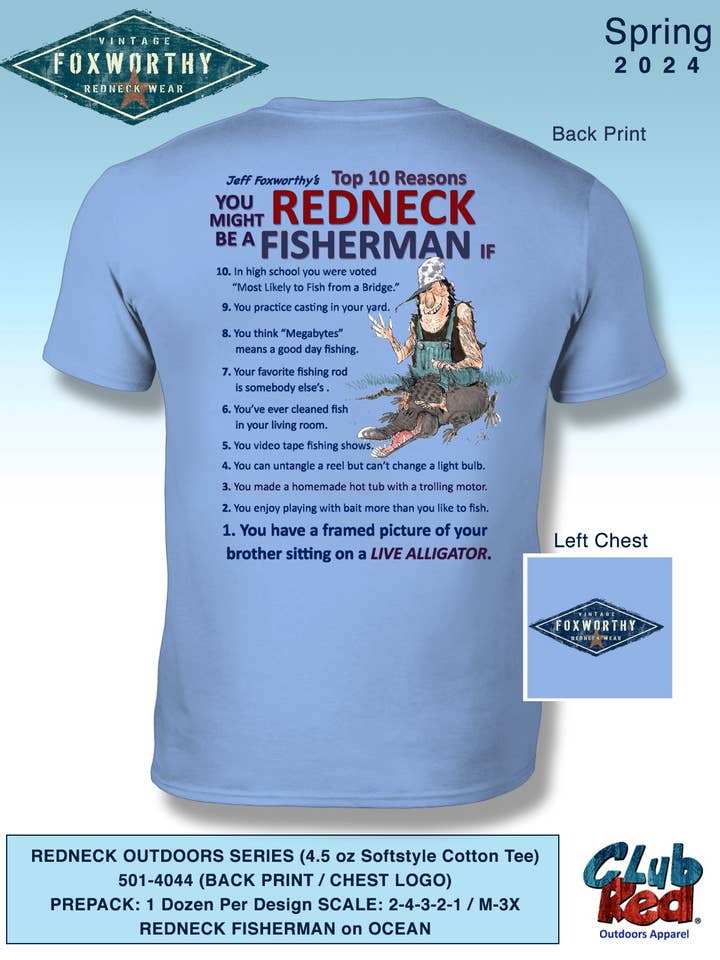T-shirt de pêche pour homme, best-seller,
Pêcheur Redneck. pour la vente par CLUB RED OUTDOORS