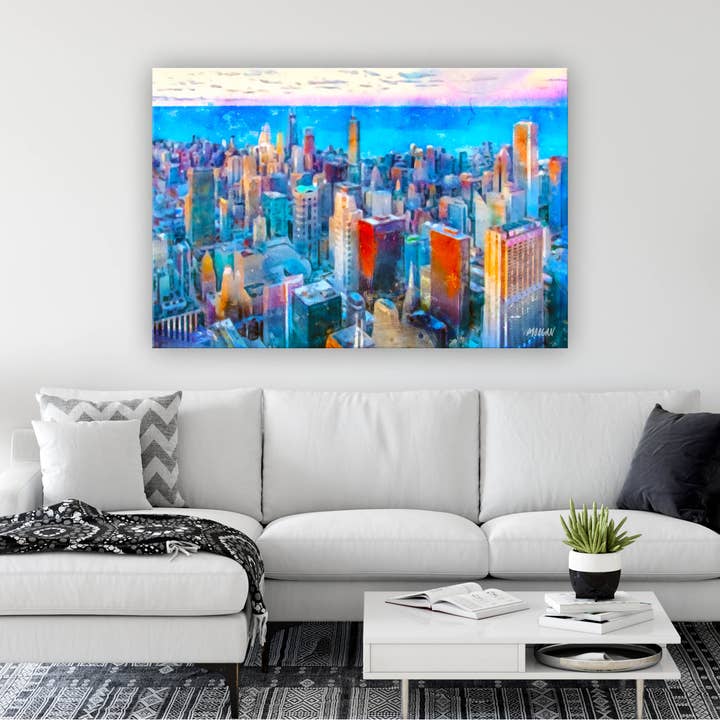 Art Canvases, Chicago IL, The Windy City for wholesale by G.O.A.T House of Creative