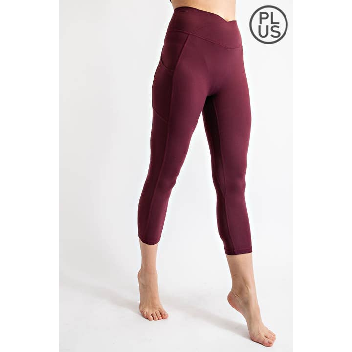 Rae Mode - Vente Legging de sport/d'intérieur – femme - LEGGING CAPRI TAILLE PLUS TAILLE V