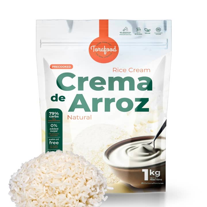 CREMA DE ARROZ 1KG SABOR NEUTRO - TORAFOOD para venta al por mayor de Torafood