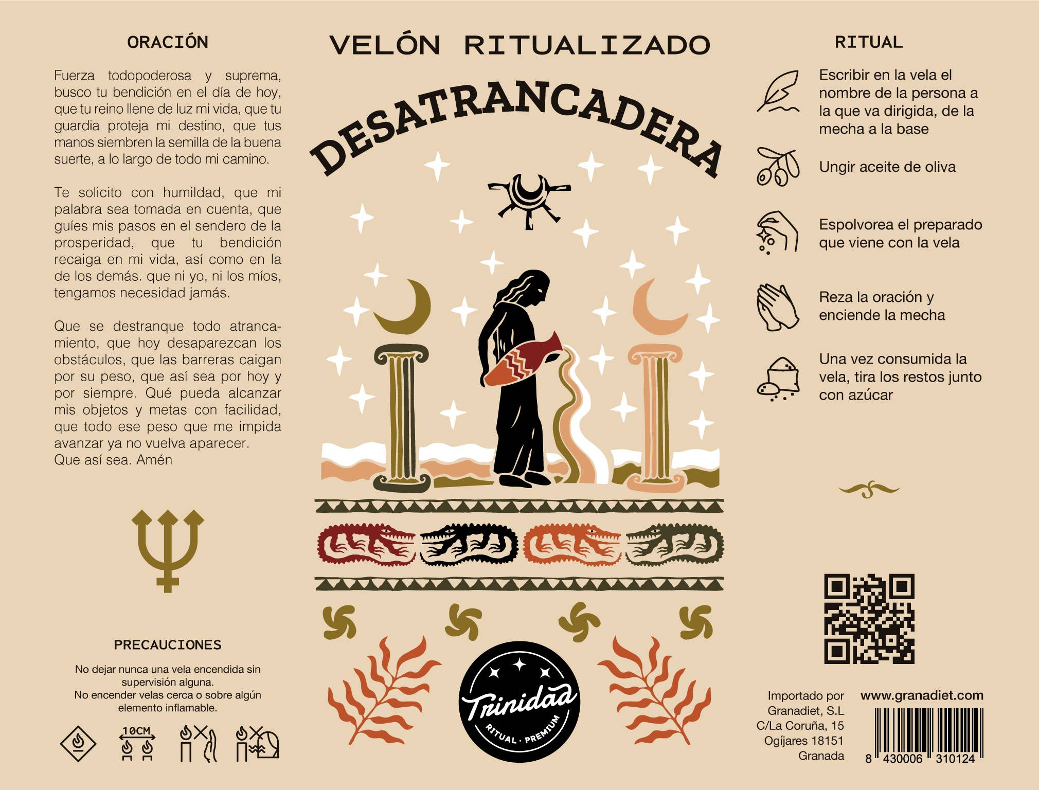 trinidad - Wholesale Votive Candle - Ritualized Velon Desatrancadera1